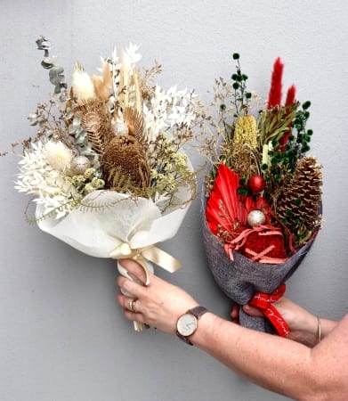 Dried Flower Christmas Posy